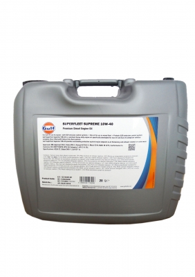 Моторное масло Gulf Superfleet Supreme 10W-40, 20л