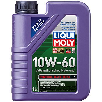 Моторное масло LIQUI MOLY Synthoil  Race Tech GT1 10W-60, 1л