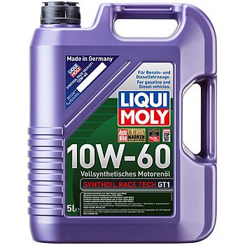 Моторное масло LIQUI MOLY Synthoil  Race Tech GT1 10W-60, 5л