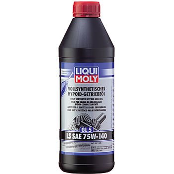 Масло трансмиссионное LIQUI MOLY Vollsynthetisches Hypoid-Getriebeoil  LS  75W-140 (1л)