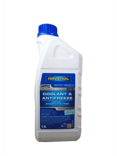 Антифриз RAVENOL HTC COLD CLIMATE -60C готовый синий (1,5л)