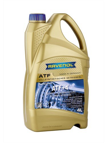 Масло трансмиссионное RAVENOL ATF+4 Fluid (4л) new