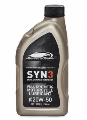Масло моторное Screamin Eagle SYN3 20W-50, 0.946л
