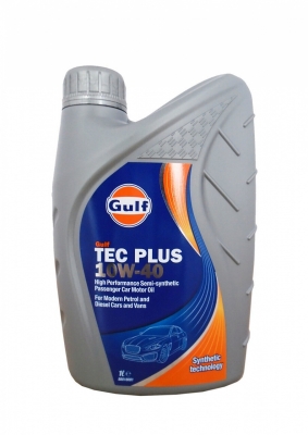 Моторное масло Gulf TEC Plus 10W-40, 1л