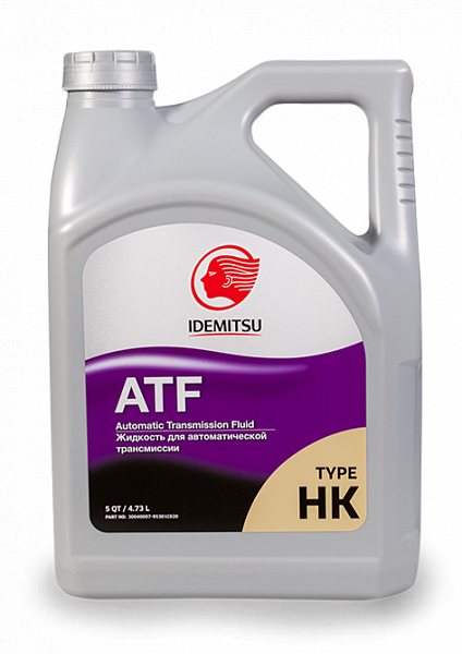 Масло трансмиссионное IDEMITSU ATF TYPE-HK (полное соответствие MITSUBISHI SP3, HYU SP3), 4.73л