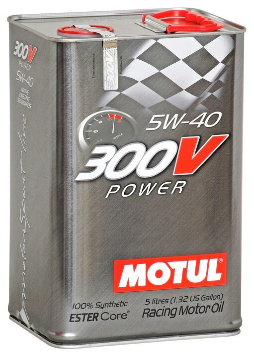 Моторное масло Motul 300V POWER 5W-40, 5л