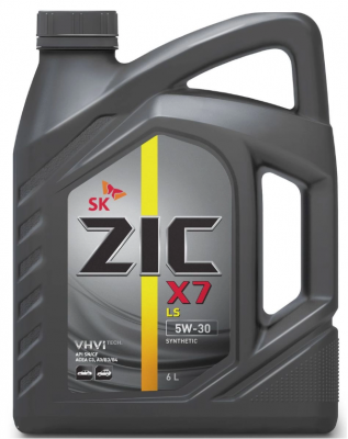 Моторное масло ZIC X7 LS 5W-30, 6л