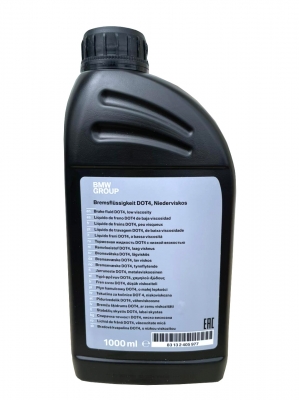 BMW Жидкость тормозная Bremsflussigkeit DOT 4 (1л)