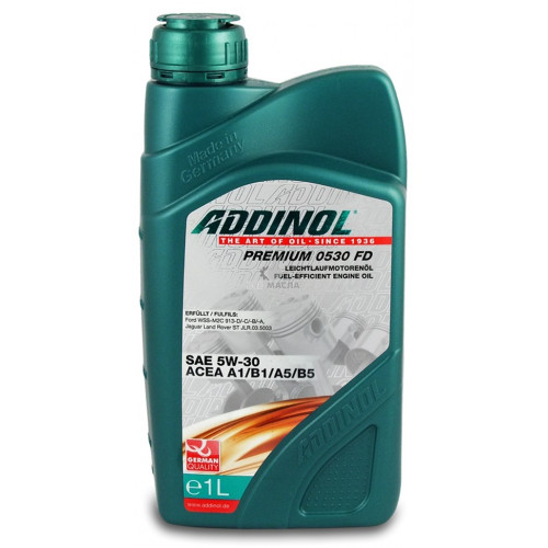 Моторное масло ADDINOL Premium 0530 FD 5W-30 A5/B5, 1л