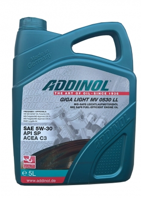 Моторное масло ADDINOL Giga Light MV LL 5W-30, 5л