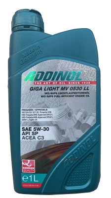 Моторное масло ADDINOL Giga Light MV LL 5W-30, 1л
