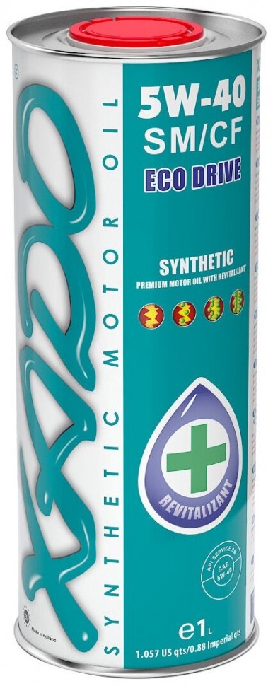 Моторное масло XADO 5W-40 SM/CF, 1л