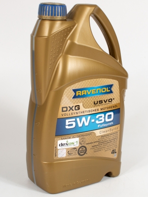 Моторное масло RAVENOL DXG SAE 5W-30, 4л