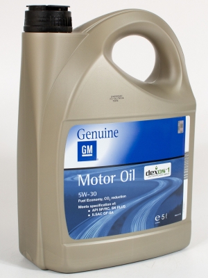 Моторное масло General Motors Dexos1 5W-30, 5л