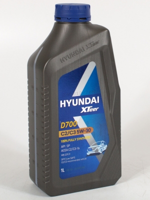 Моторное масло Hyundai XTeer D700 C2/C3 5W-30, 1л