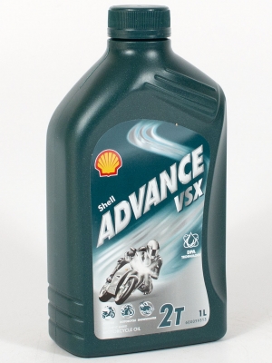Моторное масло Shell ADVANCE VSX 2T, 1л