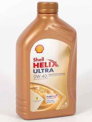 Моторное масло Shell Helix Ultra 0W-40, 1л