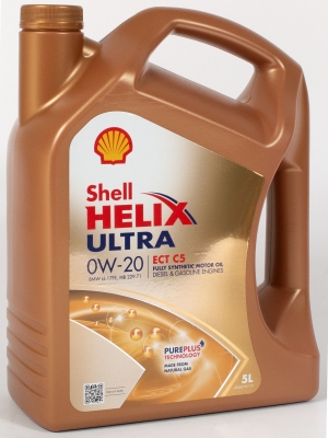 Моторное масло Shell Helix Ultra ECT C5 0W-20, 5л